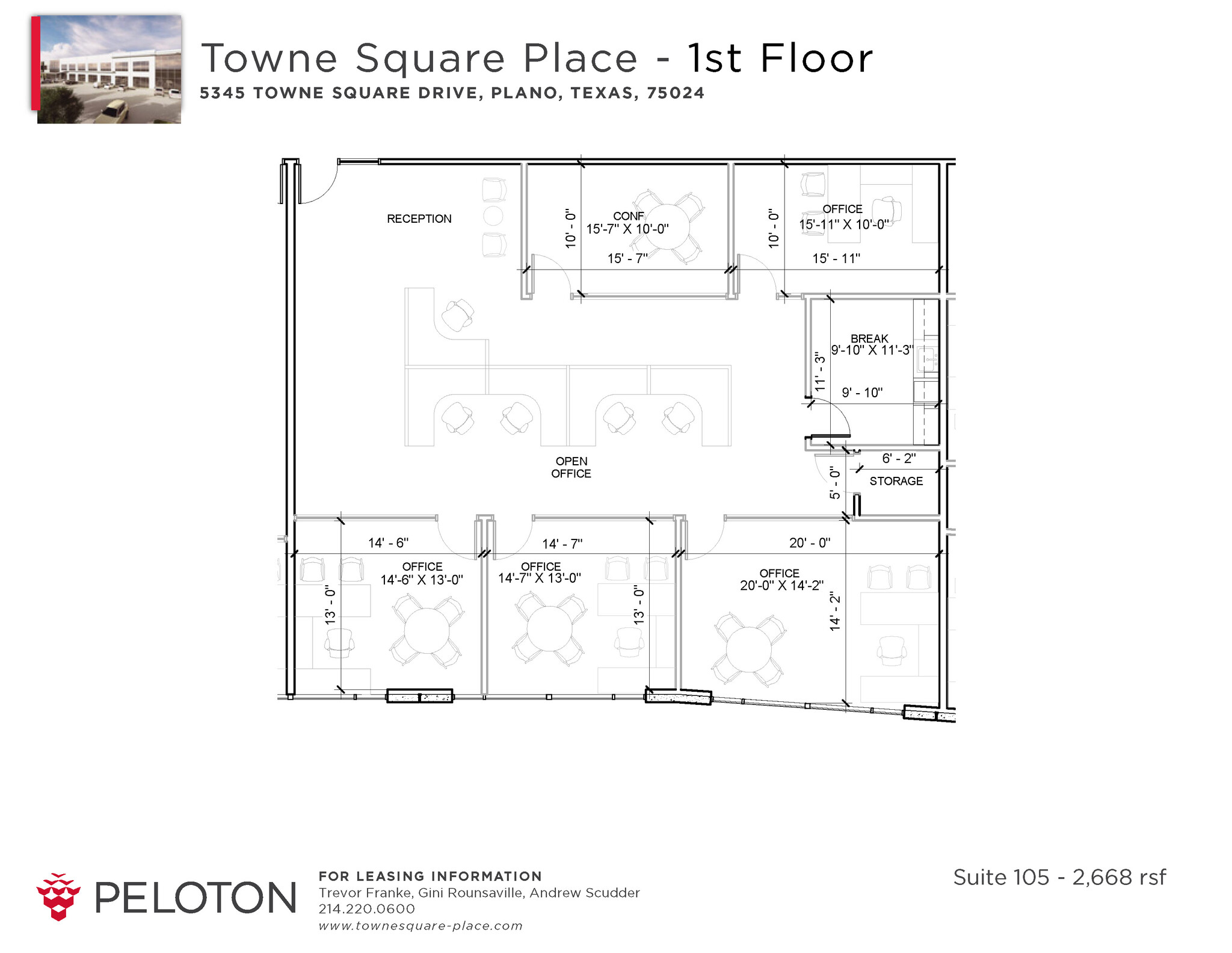 8560 Belleview Dr, Plano, TX for lease Floor Plan- Image 1 of 1