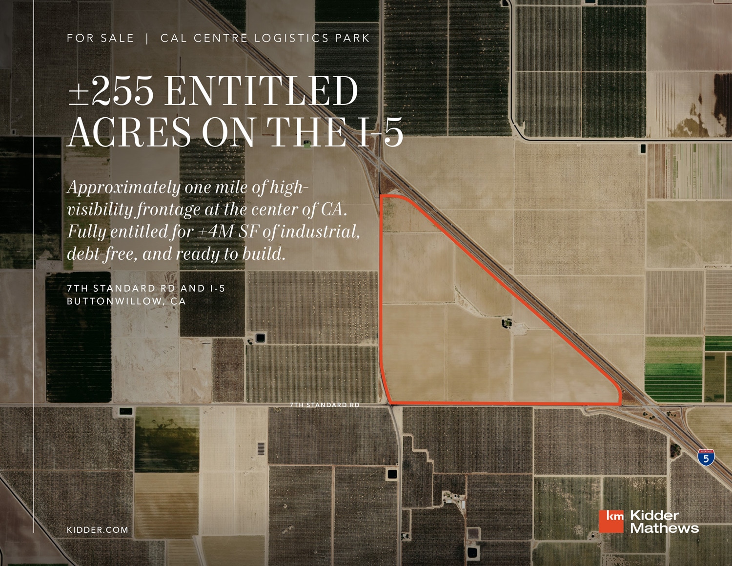 26190 7th Standard Rd, Buttonwillow, CA for sale Aerial- Image 1 of 2