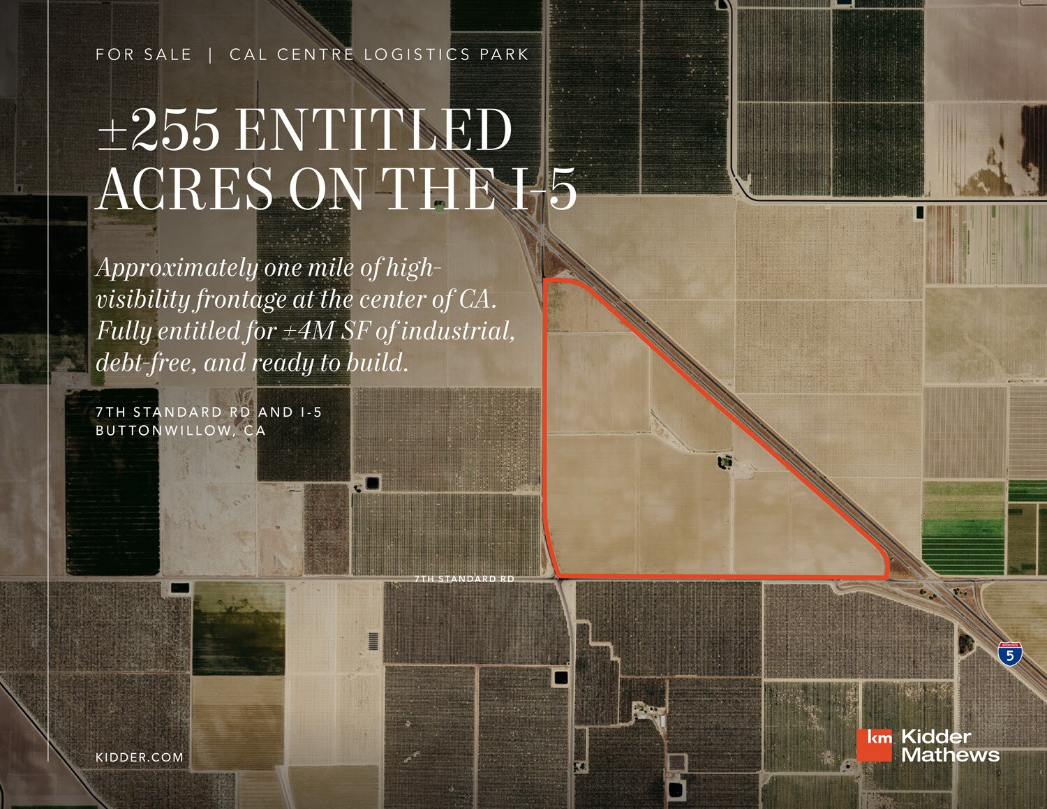 26190 7th Standard Rd, Buttonwillow, CA à vendre Aérien- Image 1 de 2