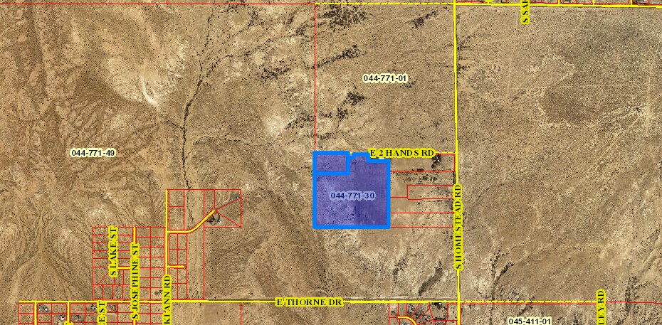Homestead & Two Hands Rd, Pahrump, NV à vendre Aérien- Image 1 de 2