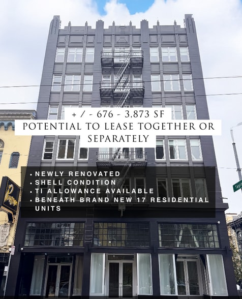 693-699 Sutter St, San Francisco, CA for lease - Building Photo - Image 1 of 6
