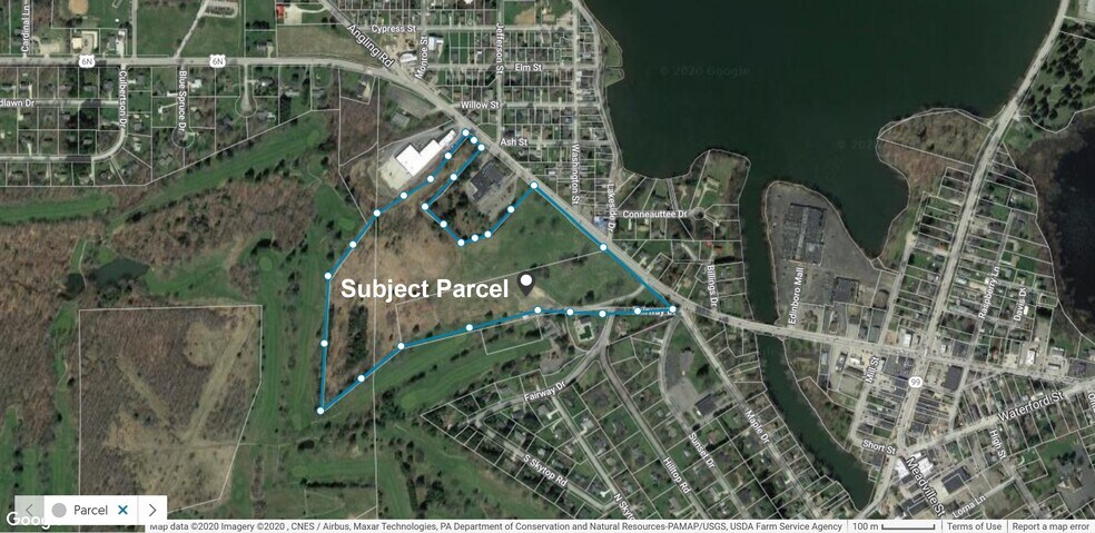 401 W Plum St, Edinboro, PA à vendre - Aérien - Image 2 de 4