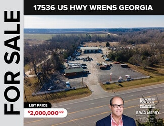 More details for 17536 US Highway 1 N, Wrens, GA - Industrial for Sale