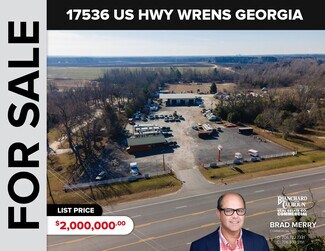 Plus de détails pour 17536 US Highway 1 N, Wrens, GA - Industriel à vendre