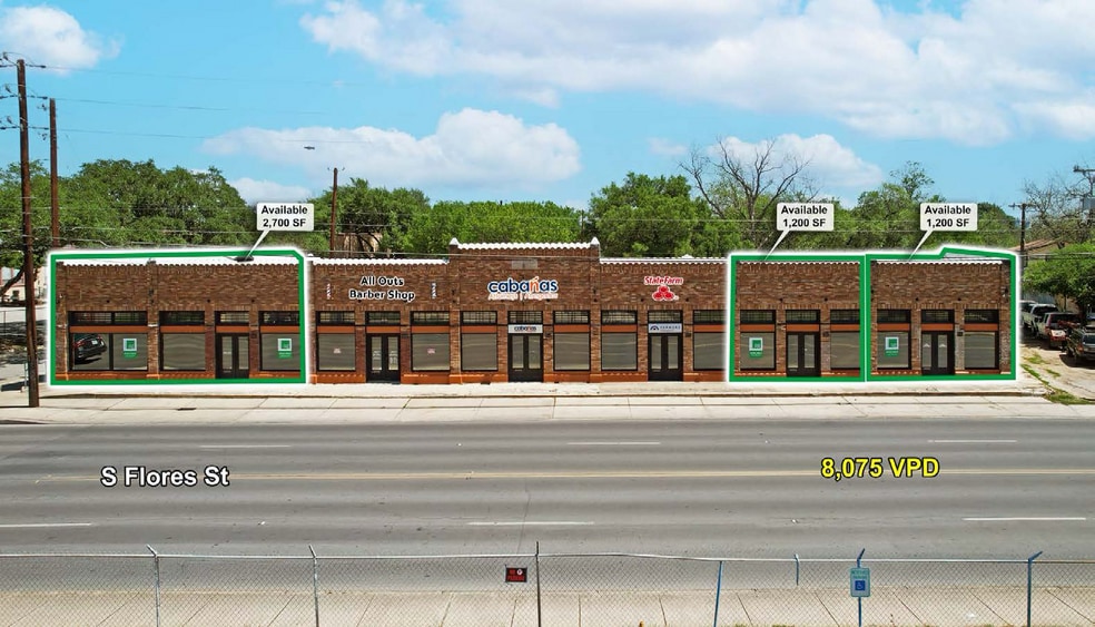 4500-4512 S Flores St, San Antonio, TX for lease - Building Photo - Image 1 of 14