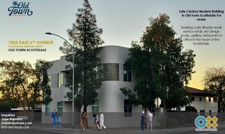 Plus de détails pour 7505 E 6th Ave, Scottsdale, AZ - Bureau/Commerce de détail à louer