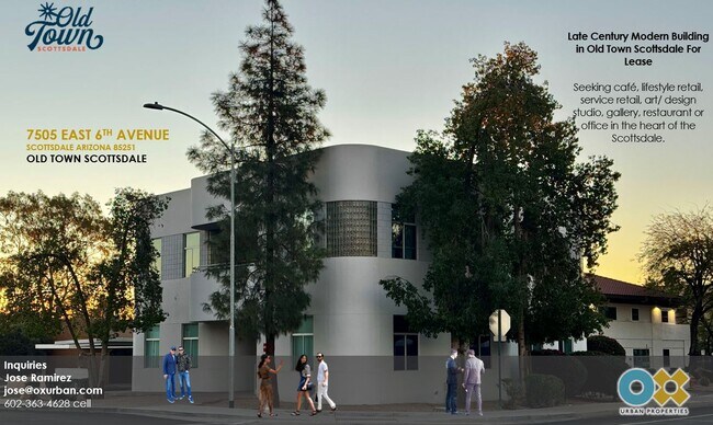 Plus de détails pour 7505 E 6th Ave, Scottsdale, AZ - Bureau/Commerce de détail à louer