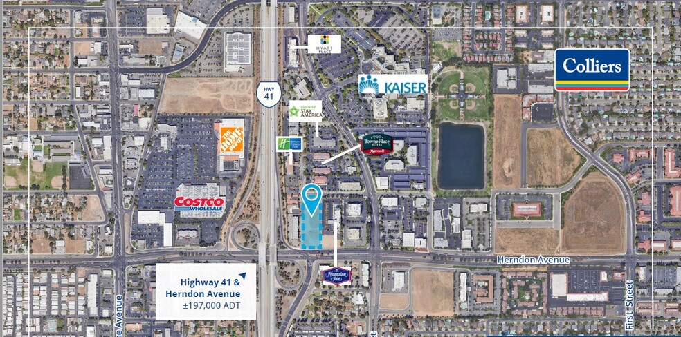 NWC Herndon Avenue And Fresno St, Fresno, CA for sale - Primary Photo - Image 1 of 2