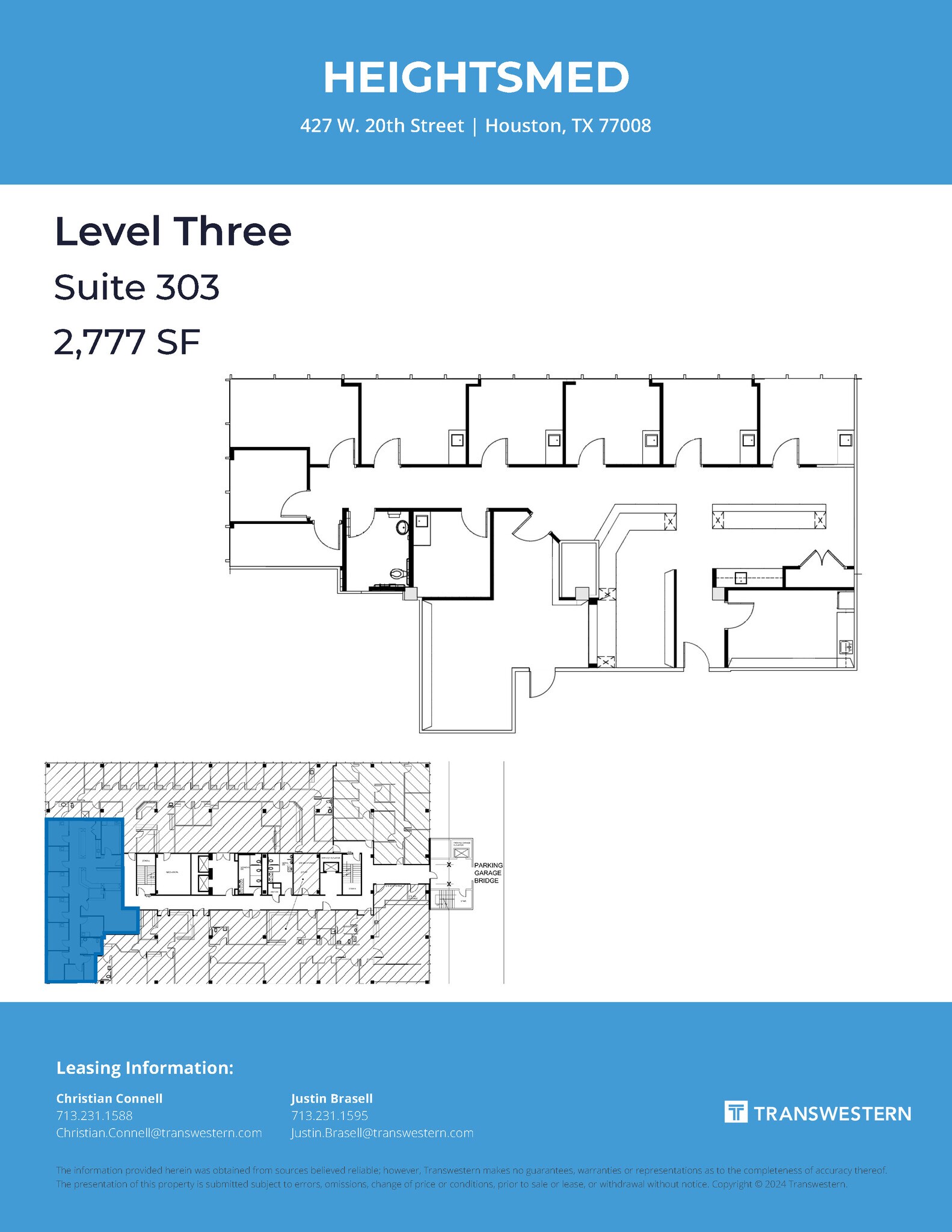 427 W 20th St, Houston, TX for lease Floor Plan- Image 1 of 1