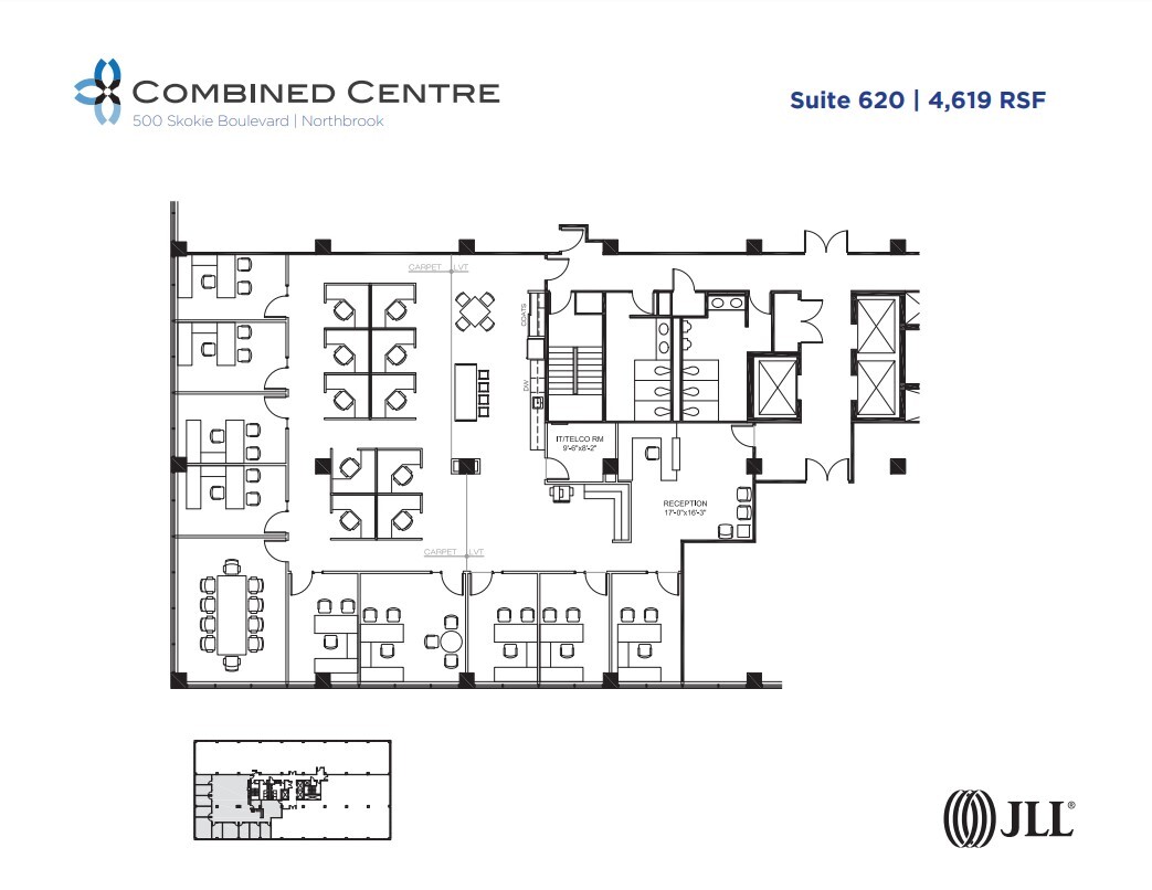 707 Skokie Blvd, Northbrook, IL for lease Floor Plan- Image 1 of 1