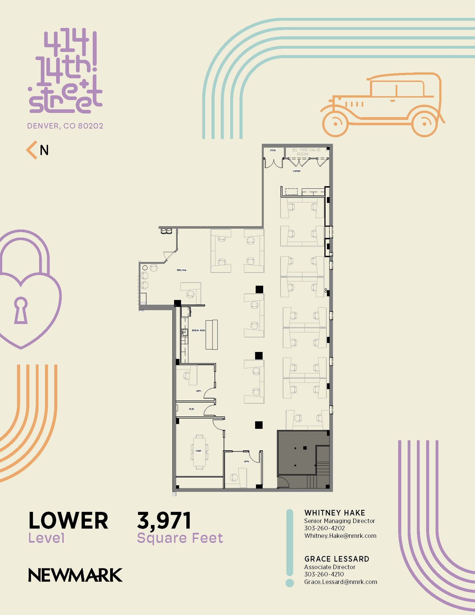 414 14th St, Denver, CO for lease Floor Plan- Image 1 of 1