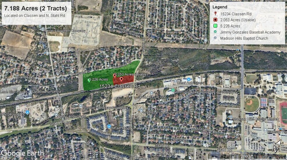 15234 Classen rd, San Antonio, TX à vendre - Aérien - Image 1 de 4