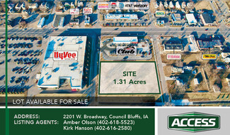 Plus de détails pour 2201 W Broadway Ave, Council Bluffs, IA - Terrain à vendre