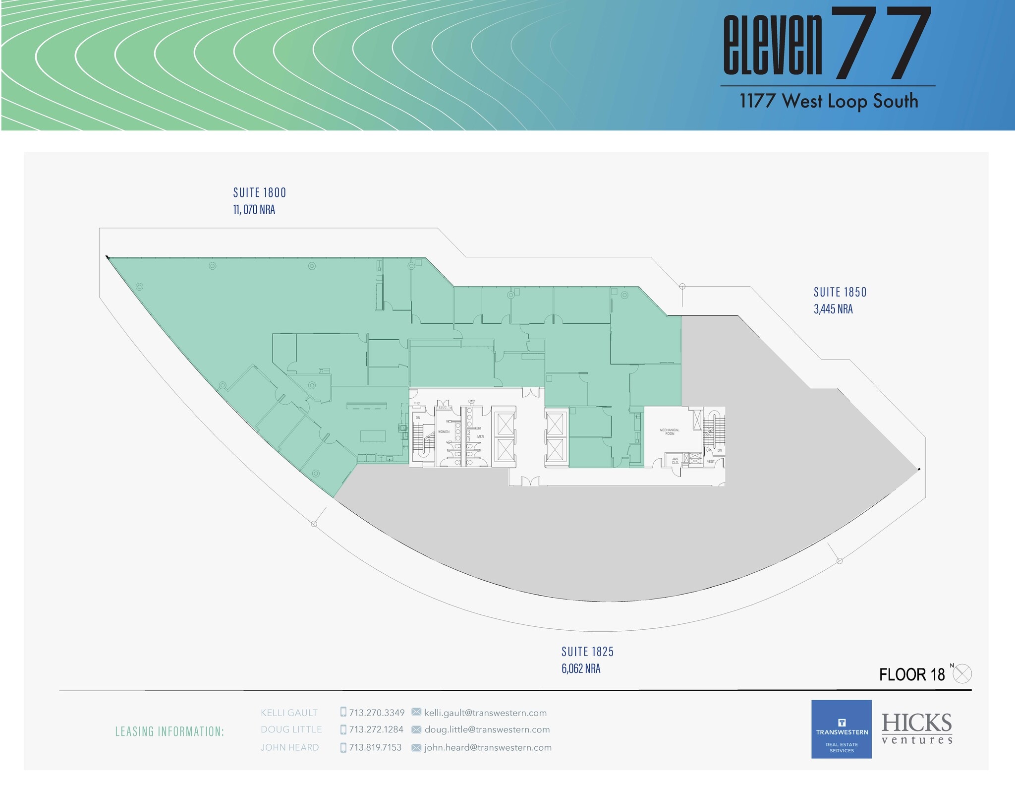 1177 West Loop S, Houston, TX à louer Plan d’étage- Image 1 de 1