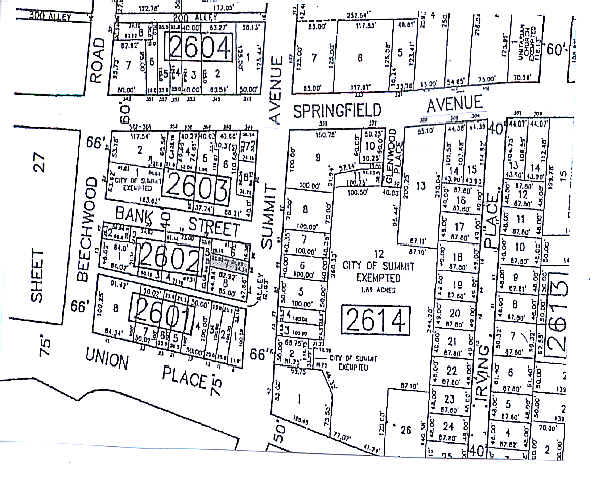 84-88 Summit Ave, Summit, NJ à louer - Plan cadastral - Image 2 de 10