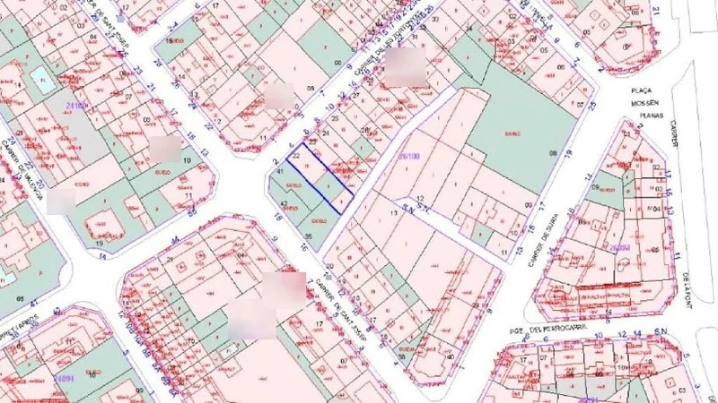 Carrer de les Tortonyes, 4, Manresa, Barcelona for sale - Site Plan - Image 3 of 3