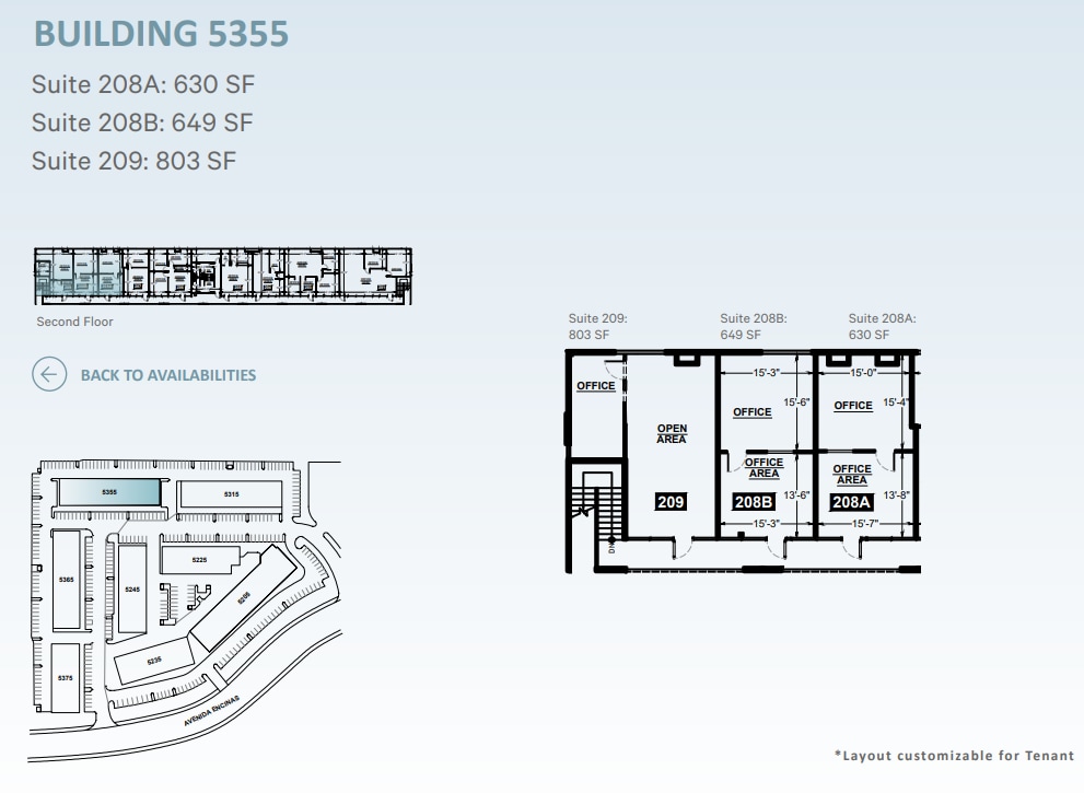 5205 Avenida Encinas, Carlsbad, CA for lease Floor Plan- Image 1 of 1