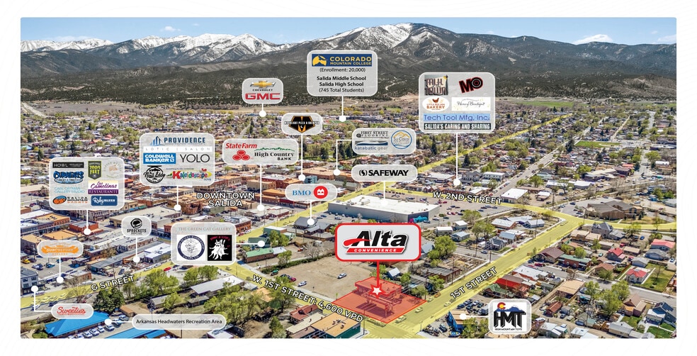 337 W 1st St, Salida, CO à vendre - Photo du bâtiment - Image 2 de 6