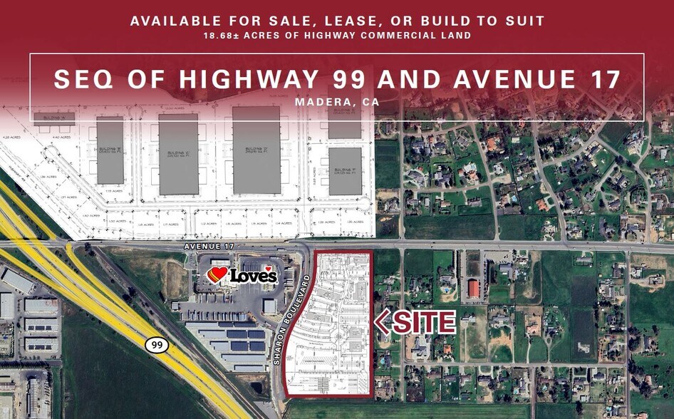 Ave 17 & Freeway 99, Madera, CA for lease - Building Photo - Image 1 of 3