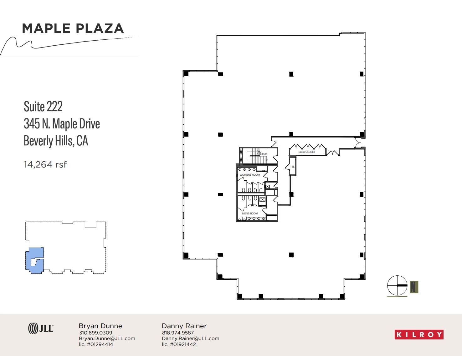 345 N Maple Dr, Beverly Hills, CA à louer Plan d’étage- Image 1 de 4