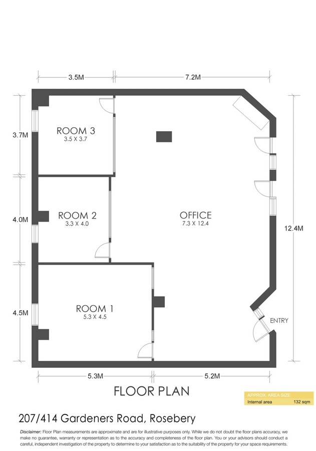 414-416 Gardeners Rd, Rosebery, NSW 2018 - Unit 7 -  - Floor Plan - Image 1 of 6