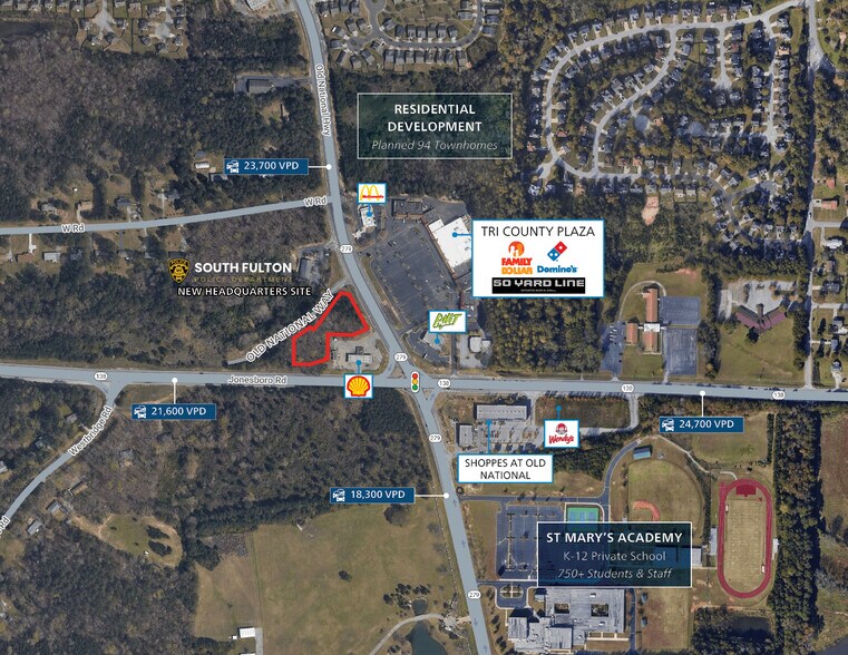 0 Old National Hwy, Fairburn, GA à vendre - Photo du bâtiment - Image 2 de 3