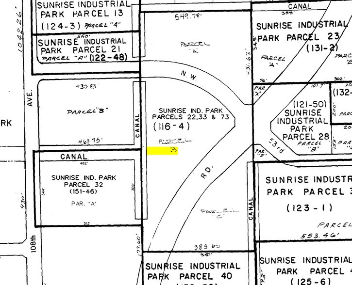 10501 NW 50th St, Sunrise, FL à louer - Plan cadastral - Image 2 de 8
