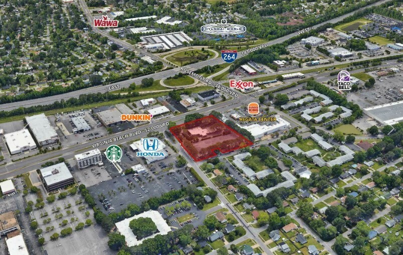 3600 Virginia Beach Blvd, Virginia Beach, VA à louer Photo du bâtiment- Image 1 de 2