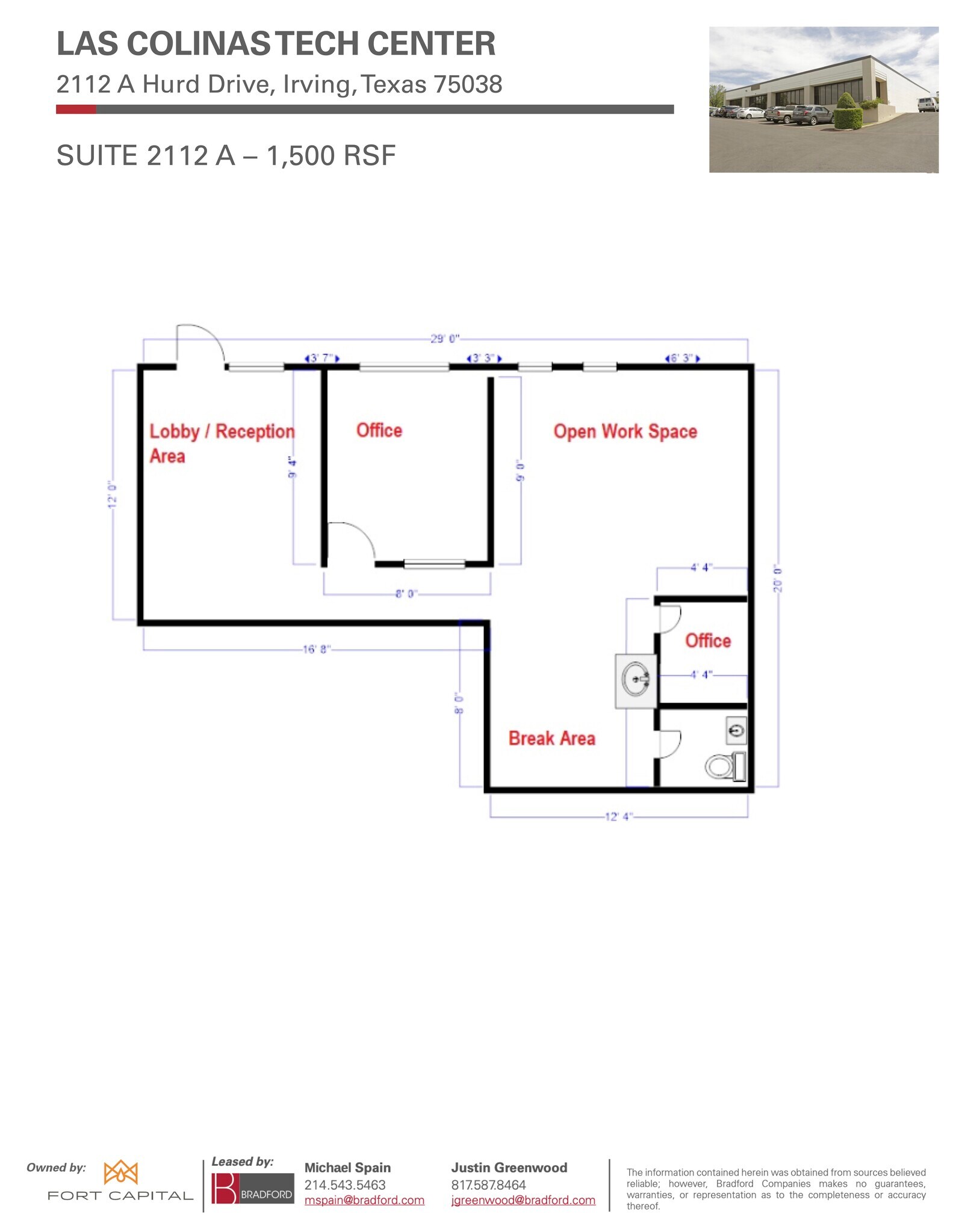 2108-2110 Hurd Dr, Irving, TX for lease Interior Photo- Image 1 of 1