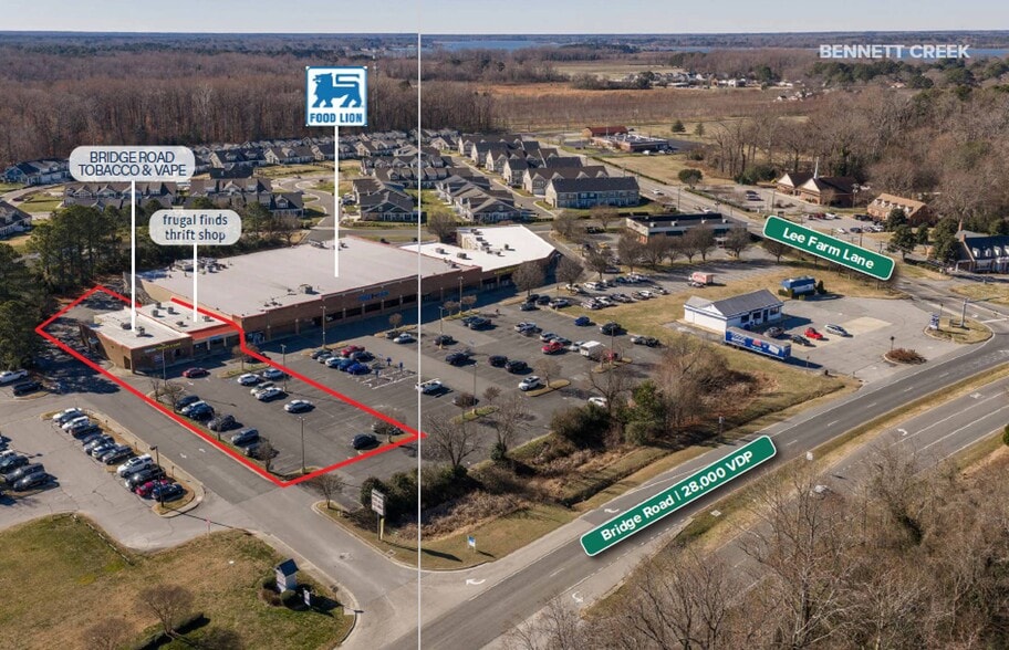 3217-3219 Bridge Rd, Suffolk, VA for sale - Aerial - Image 3 of 3