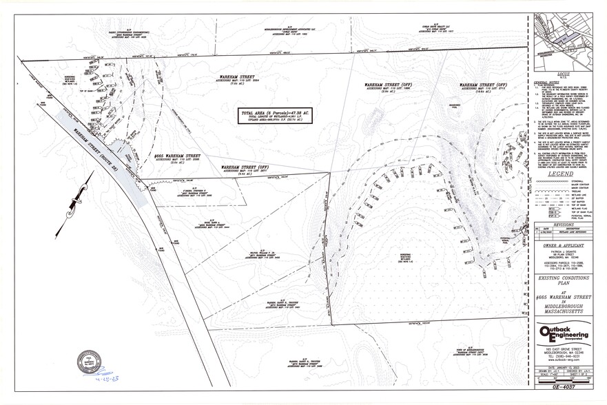 665 Wareham St, Middleboro, MA à louer - Plan de site - Image 3 de 3