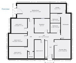 3303 S Lindsay Rd, Gilbert, AZ for lease Floor Plan- Image 1 of 10