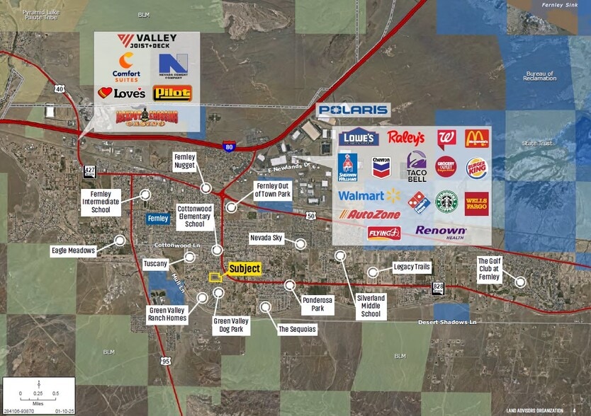 1512 Ricci Ln, Fernley, NV for sale - Aerial - Image 3 of 3