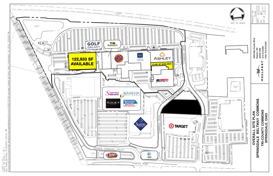 11755-11925 Commons Dr, Springdale, OH à louer - Photo du bâtiment - Image 2 de 6