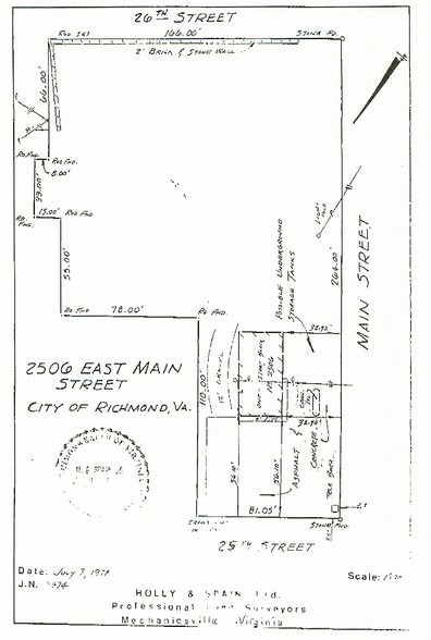 2506-2518 E Main St, Richmond, VA à louer - Plan cadastral - Image 2 de 10