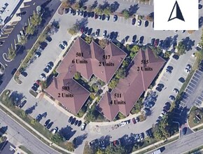 511-515 Thornhill Dr, Carol Stream, IL - AERIAL  map view