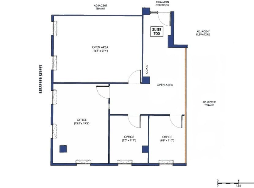 1-5 Nicholas St, Ottawa, ON for lease Floor Plan- Image 1 of 1