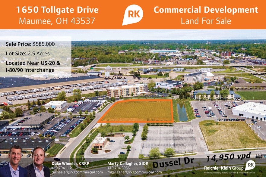 1650 Tollgate Dr, Maumee, OH for sale - Aerial - Image 2 of 4