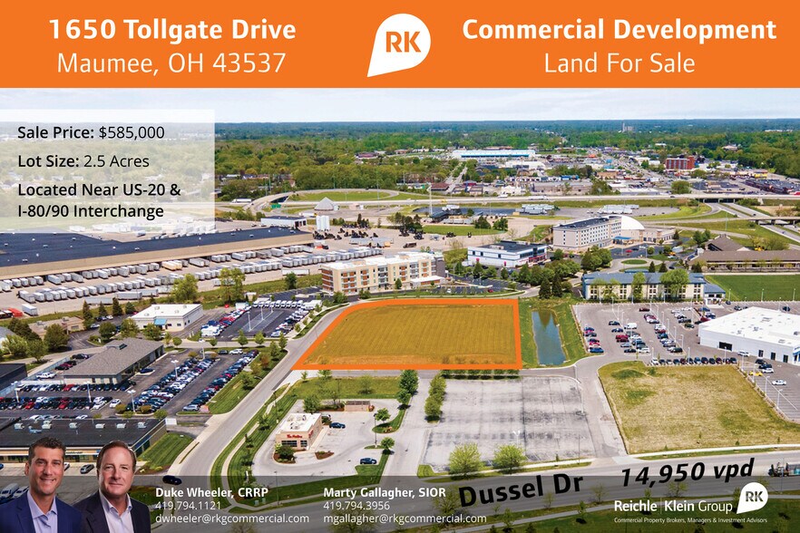 1650 Tollgate Dr, Maumee, OH à vendre - Aérien - Image 2 de 4