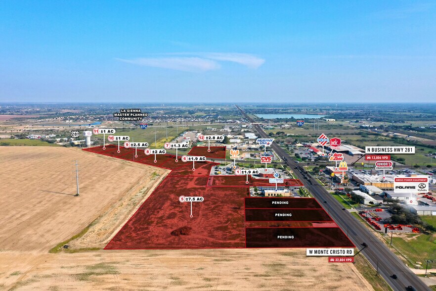 Monte Cristo Rd, Edinburg, TX à vendre - Photo du bâtiment - Image 2 de 5