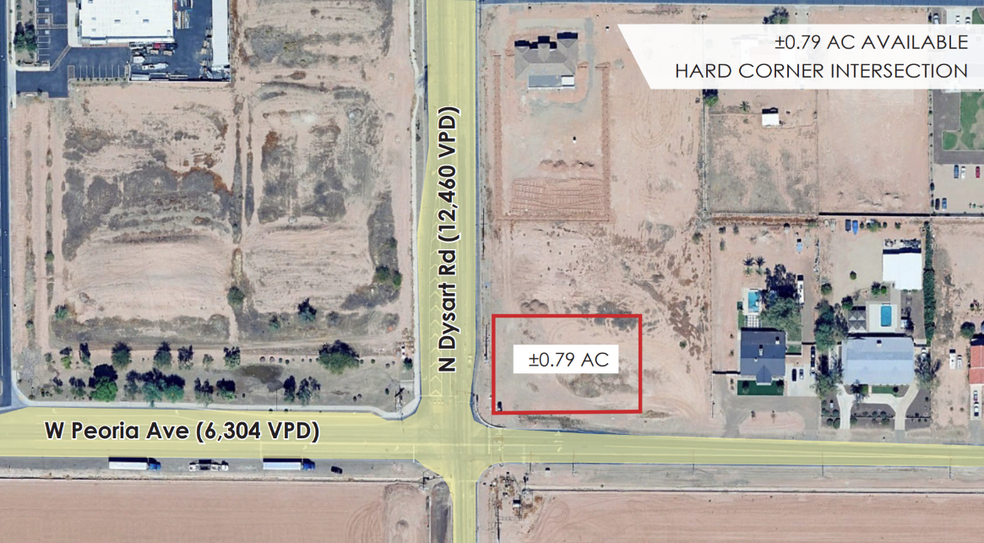 NEC Dysart Rd & Peoria ave, El Mirage, AZ à vendre - Photo principale - Image 1 de 2