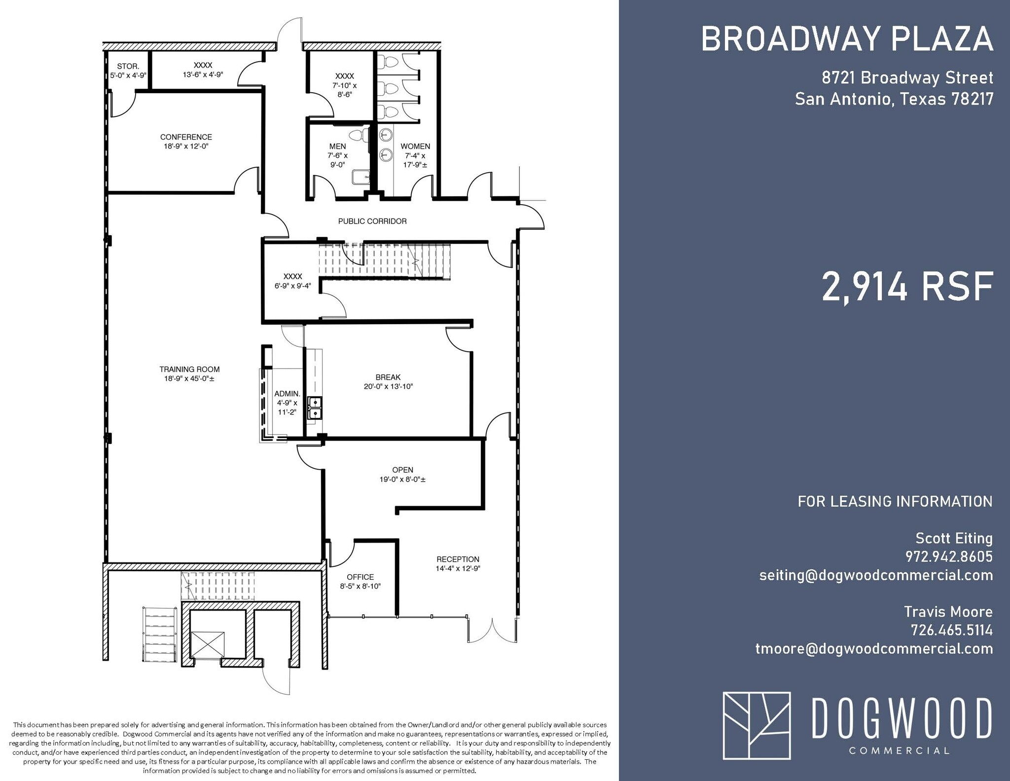 8800-8856 Broadway St, San Antonio, TX à louer Plan d  tage- Image 1 de 1