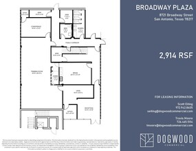 8800-8856 Broadway St, San Antonio, TX à louer Plan d  tage- Image 1 de 1