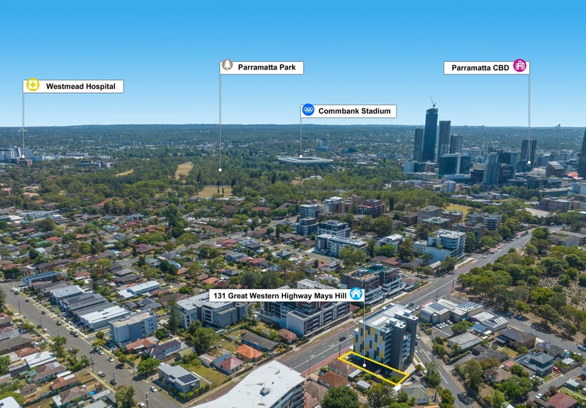 131 Great Western Hwy, Mays Hill for sale - Aerial - Image 3 of 3