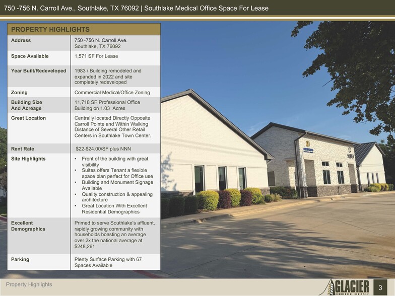 750-758 N Carroll Ave, Southlake, TX for lease - Building Photo - Image 3 of 10