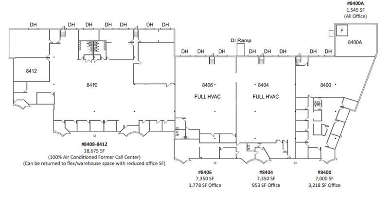8400-8416 NW 107th Ter, Kansas City, MO à louer Plan d’étage- Image 1 de 1