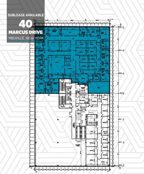 40 Marcus Dr, Melville, NY à louer - Plan d’étage - Image 1 de 1
