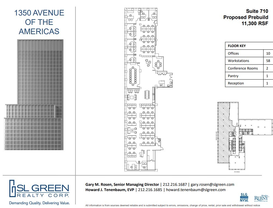 1350 Avenue of the Americas, New York, NY à louer Plan d  tage- Image 1 de 1