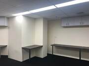 Carpeted office space