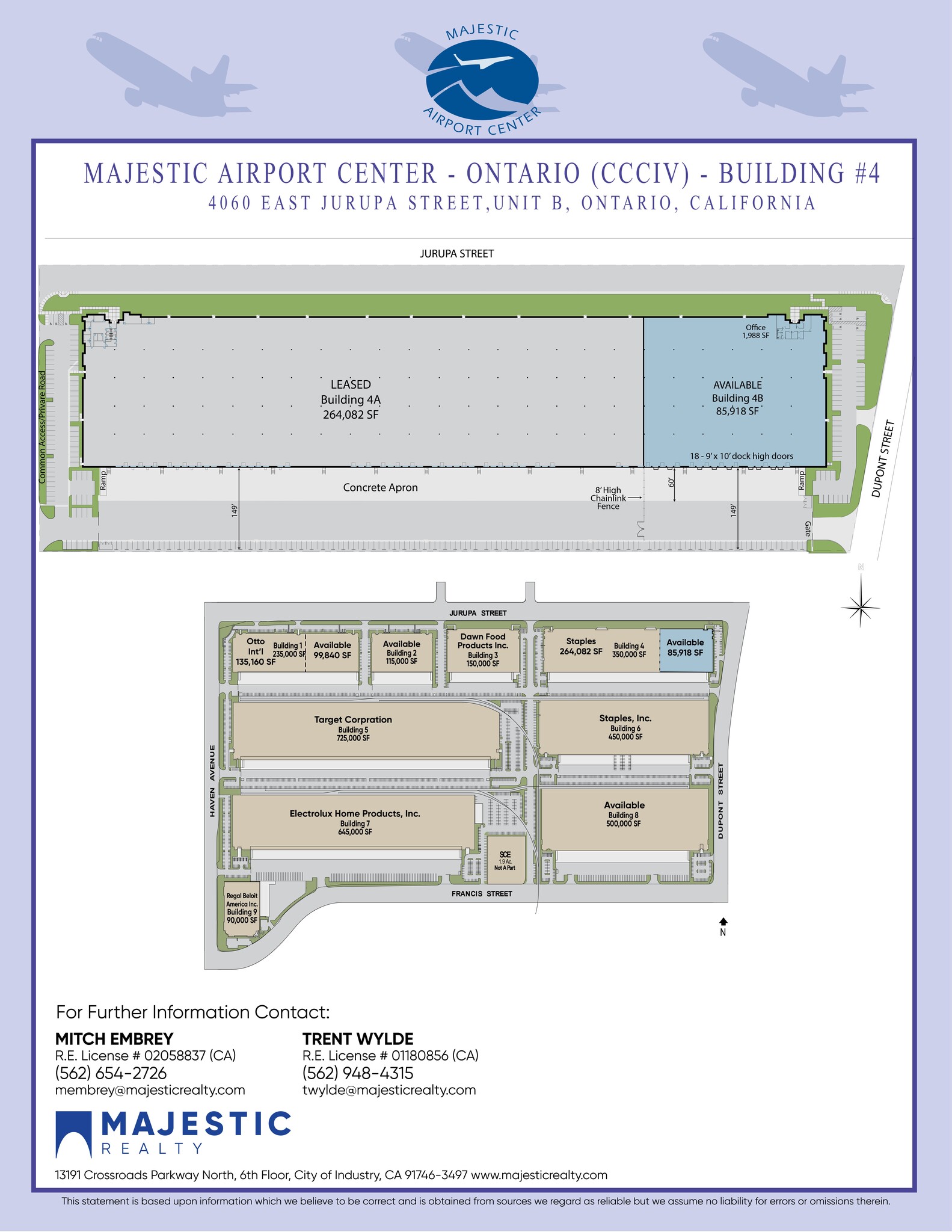 4060 E Jurupa St, Ontario, CA à louer Plan de site- Image 1 de 1